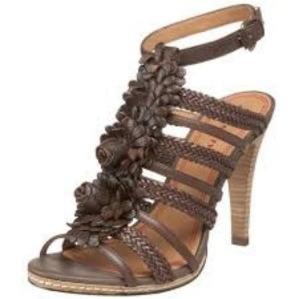 * final markdown* MISS SIXTY 'Amery' Braided Flower Gladiator Heel